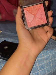 highlighter and blush