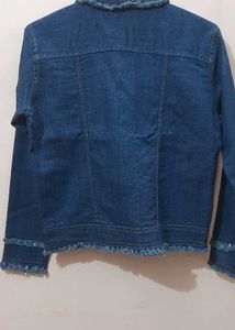 Frayed Denim Jacket