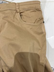 Beige Skinny Jeans Mid Waist