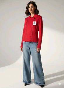 Pinterest Double Zipper Sweater