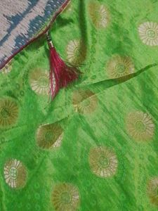 Attractive Saree With Blouse Full Work💫🎂