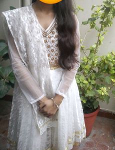 Anarkali Suit 🤍💛