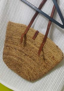 straw Woven Tote Bag