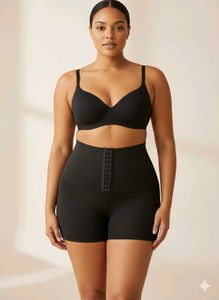 Black High Waist Shaper Shorts