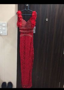 Elegant Red Gown