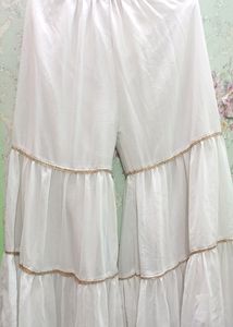 White Stars Set With Golden Work.