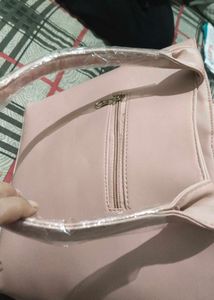Pink Embellished Tote Bag
