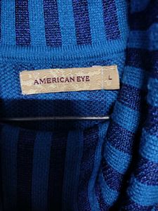 🌸Blue Knitted Turtleneck Dress 👗