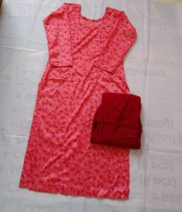 Kurti Pant Set (2 Inch Margin