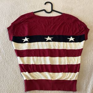 Striped Star Top