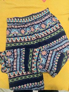 Cotton Kurta And Palazzo