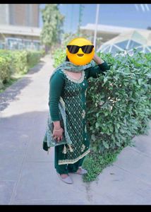 Suit With Plazo Set