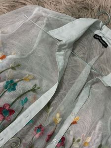 Floral Embroidered Top