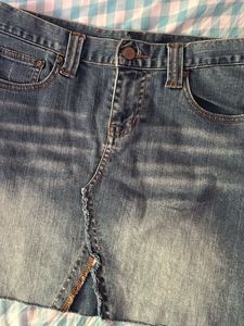 Denim Mini Skirt