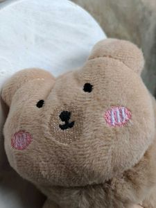 Cute Plush Bear Winter New Headphones For Kids