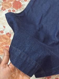 Wide Leg Denim Culottes