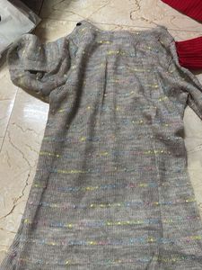 Grey Knit Dress