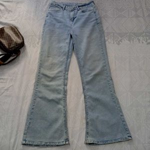 Blue Bootcut Jeans