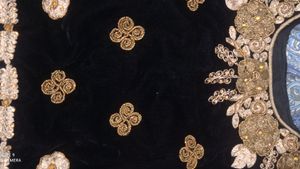 Velvet Zardosi Black Blouse