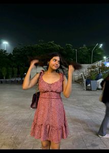 Cute Floral Mini Dress