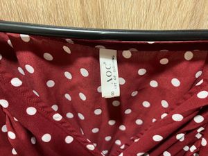 Red Polka Dot Mini Dress | Cottagecore Vibe