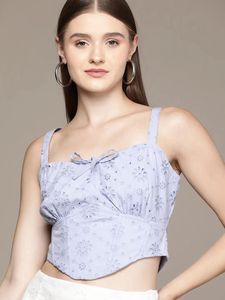 Schiffli Corset Top