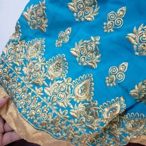 Elegant Embroidered Gharara