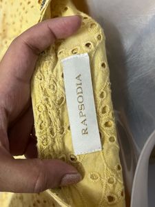 Vintage Yellow Eyelet Jacket