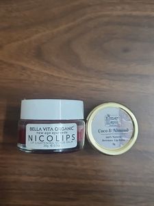 Organic Lip balm and lip scrub pack