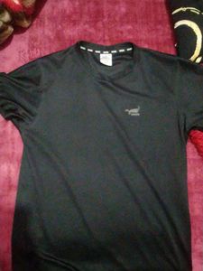 Black Sports Wear Tshirt