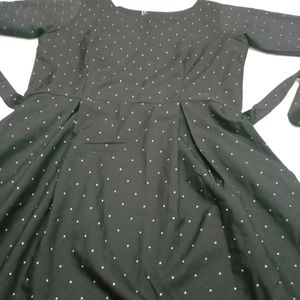 Black And White Polka Dot Dress