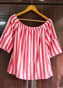 Branded Surplus Off Shoulder Fancy Top