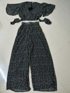 Floral Two-Piece Outfit