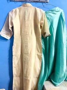 Kurta-Skirt With Banarasi Dupatta Set