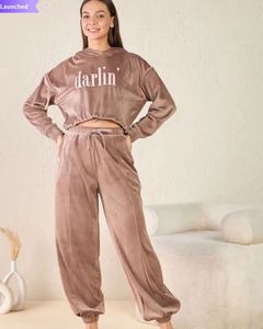 Hooded Neck Top & Pyjamas Cord