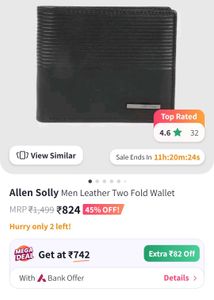 New ALLEN SOLLY WALLET For Man