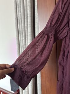 Georgette With Lining Loose Fit Top