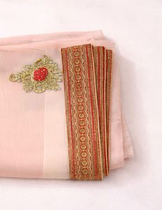 Elegant Peach saree only