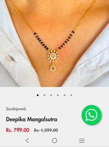 Gold-Plated Mangalsutra Necklace