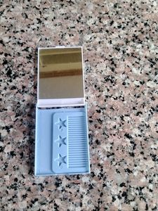 Doll Image on a Square Box Mirror