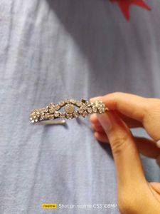 Party Wear White Stone Bracelet