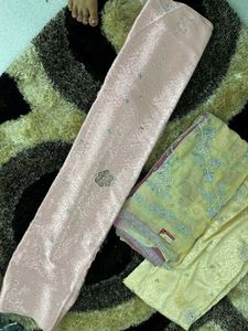 Heavy Party Wear Dress Material Handworked