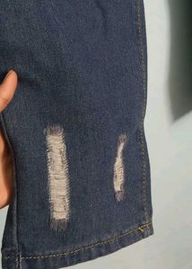 Distressed Black Jeans