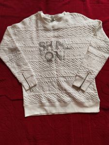 DNMX WHITE SWEATSHIRT