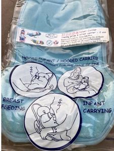 HOOPA Infant Carrier Blue | Baby Carrier, Reclined Carrier, Feeding Pillow
