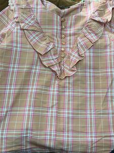 Cute Plaid Ruffle Top