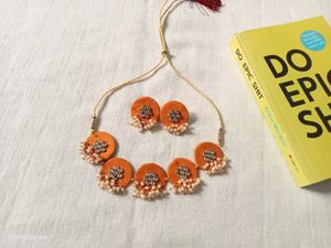 Fabric Jewellery Set