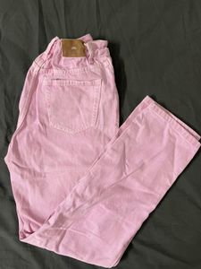 Zara Pink Denim Jeans