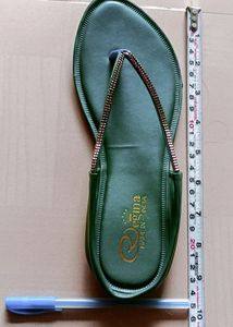 Olive Green Flats