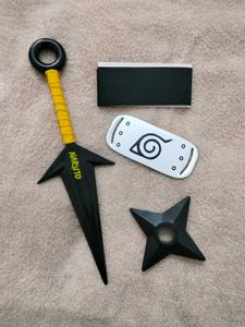 Naruto Headband &amp; Shuriken Set